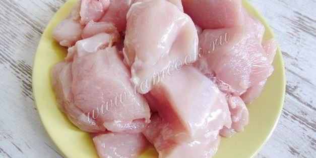 запеканка из кабачков с курицей