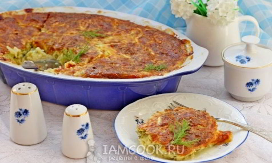 Рецепт запеканка из кабачков с творогом