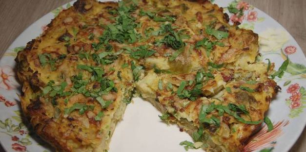 запеканка из картофеля и брюссельской капусты