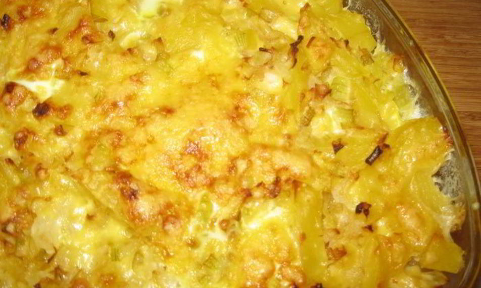 Рецепт запеканка из картофеля, кабачка и с сыром