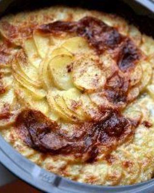 Запеканка из картофеля со сливками