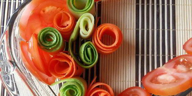 запеканка из овощных роллов