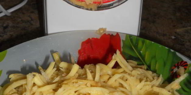 запеканка из тертого картофеля с сыром