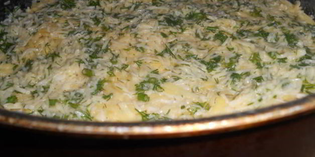 запеканка из тертого картофеля с сыром