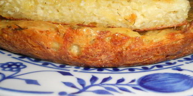 запеканка из тертого картофеля с сыром