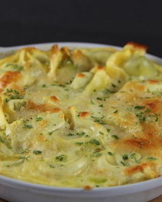 Запеканка из тортеллини