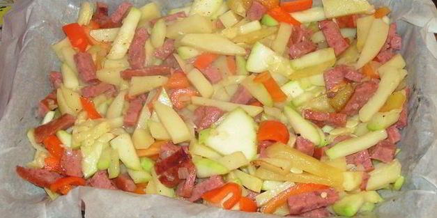 запеканка мозаика