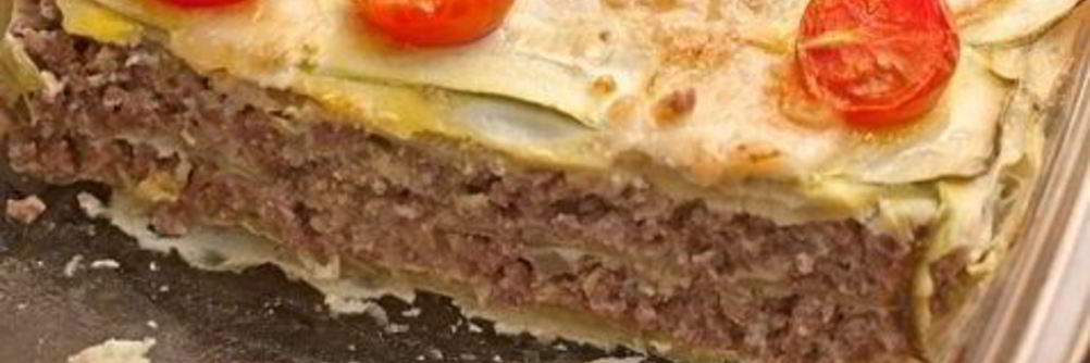 Запеканка мясная с кабачками