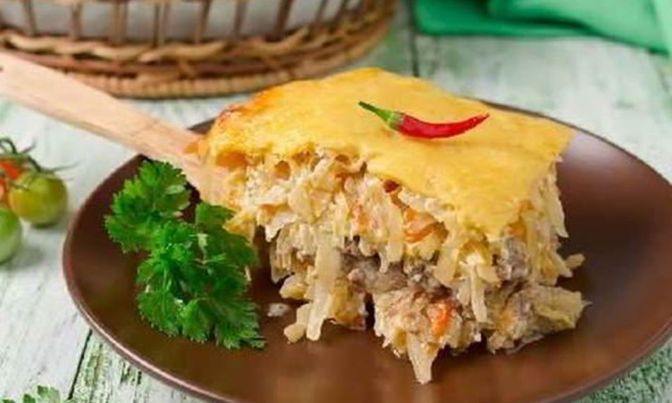 Рецепт запеканка по-деревенски с капустой