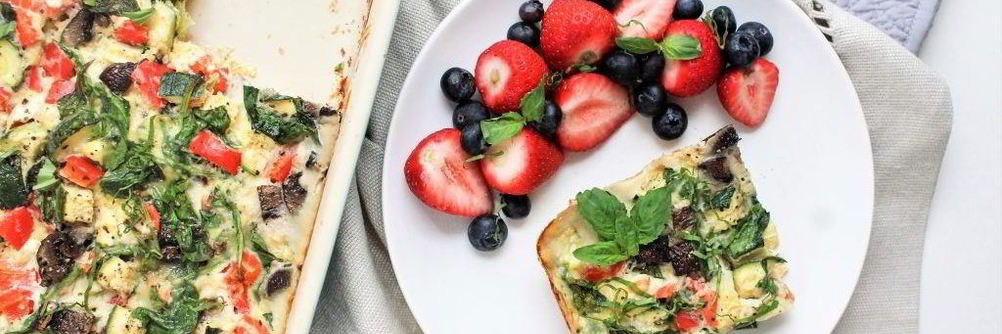 Запеканка с лососем