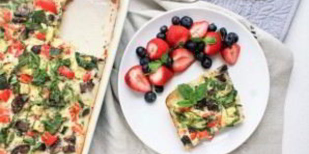 запеканка с лососем