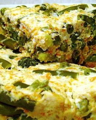 Запеканка с мясом в мультиварке