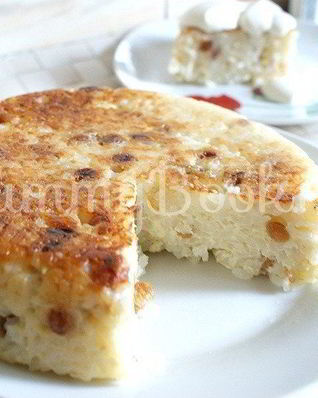 Запеканка с рисом и творогом в мультиварке