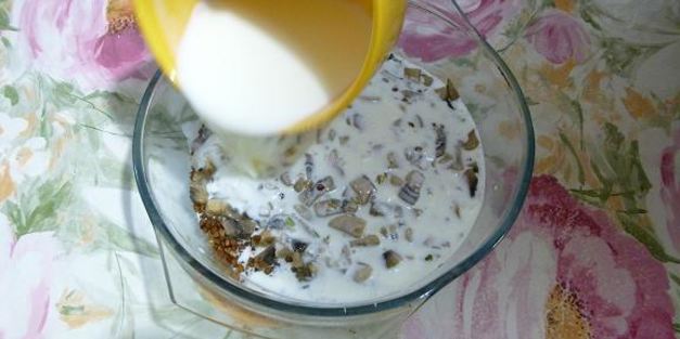 запеканка с шампиньонами