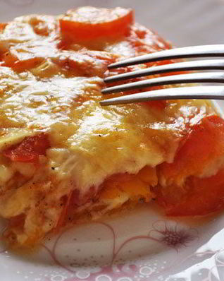 Запеканка с тыквой