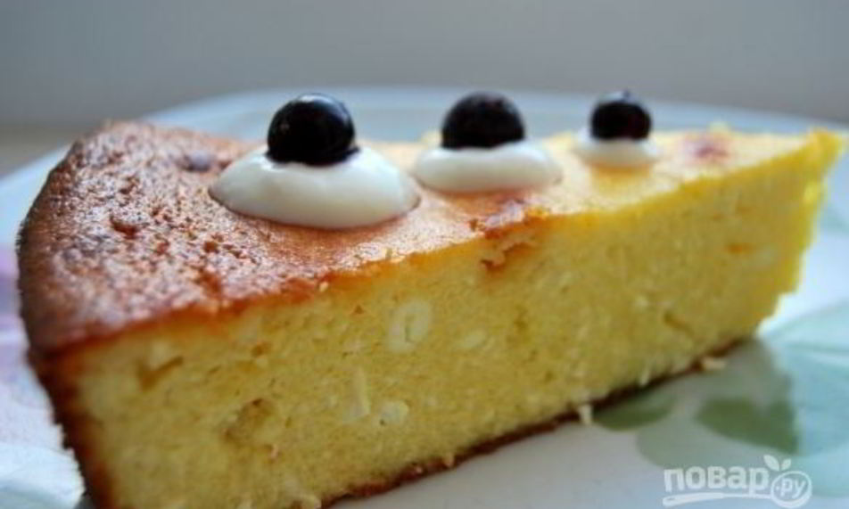 Рецепт запеканка творожная нежная в духовке