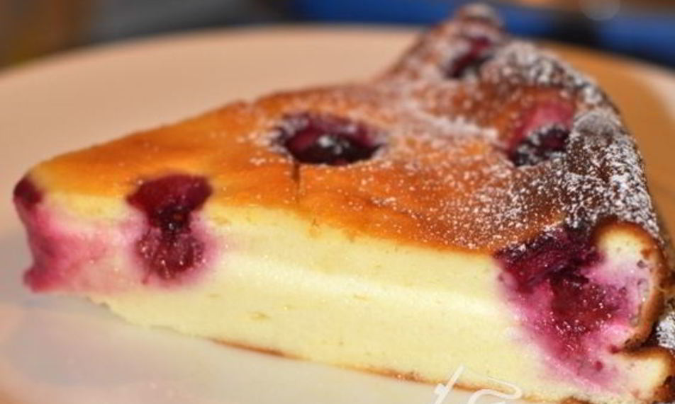 Рецепт запеканка творожная с малиной