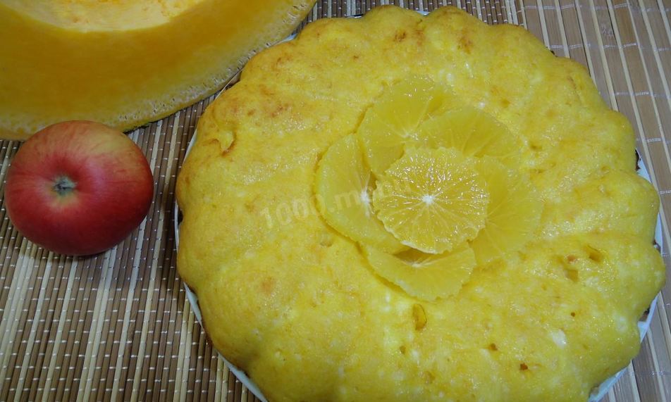 Рецепт запеканка творожно тыквенная