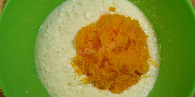 запеканка творожно тыквенная