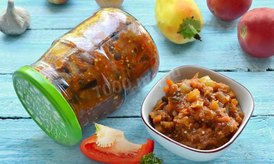 Рецепт баклажанная икра на зиму пальчики оближешь без уксуса