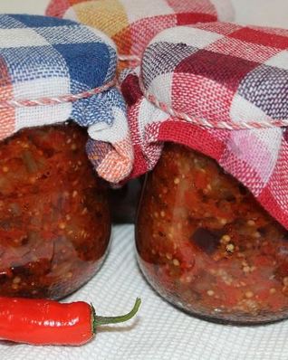 Баклажаны по-грузински на зиму