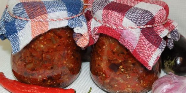баклажаны по-грузински на зиму