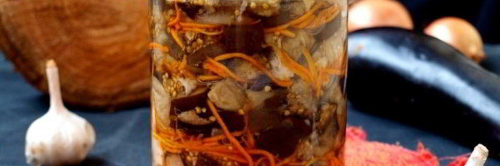 Баклажаны с морковью на зиму