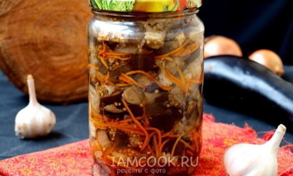 Рецепт баклажаны с морковью на зиму