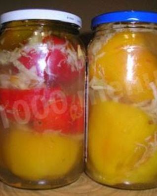 Болгарский перец фаршированный в рассоле на зиму