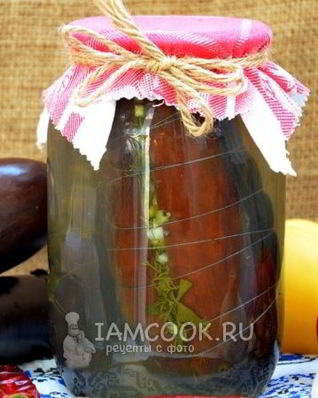 Фаршированные баклажаны на зиму