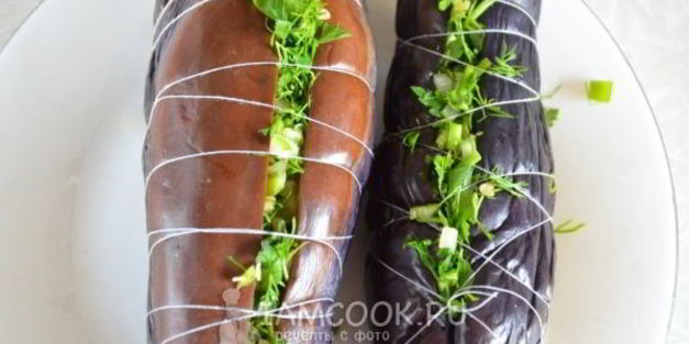 фаршированные баклажаны на зиму