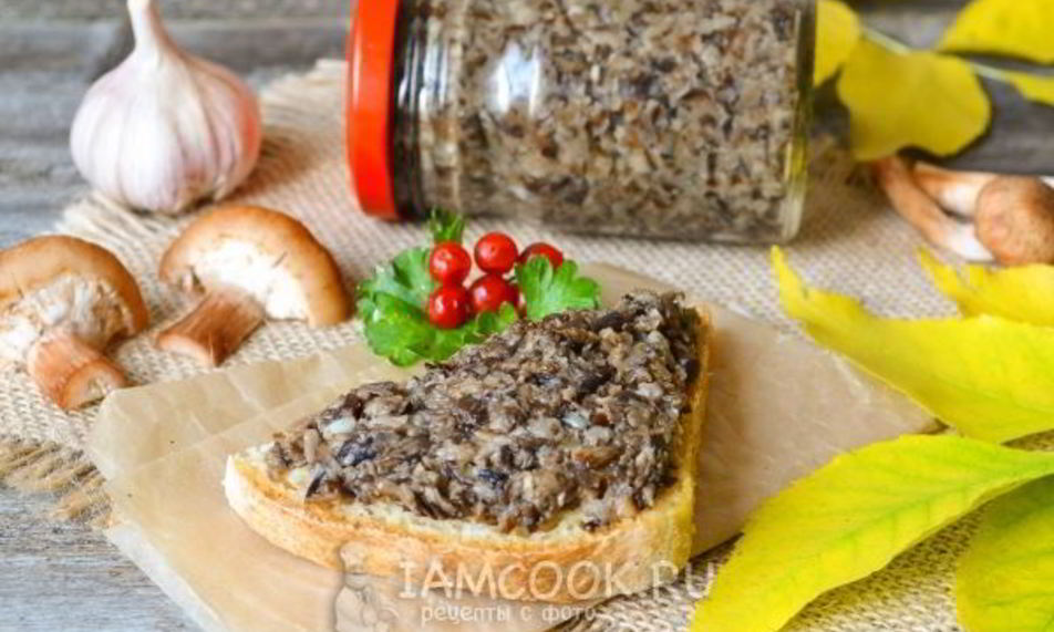Рецепт икра из опят с чесноком на зиму