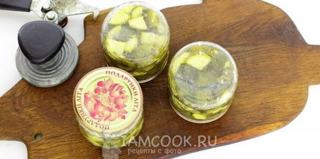 кабачки горячей консервации
