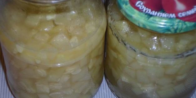 кабачки с ананасовым соком на зиму