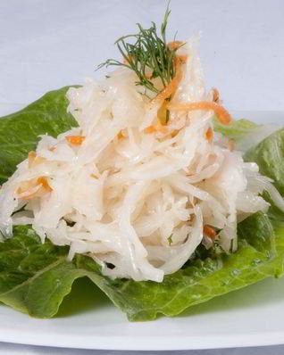 Капуста, квашеная по-деревенски