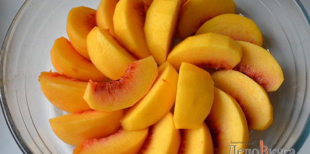карамелизированные персики для начинки