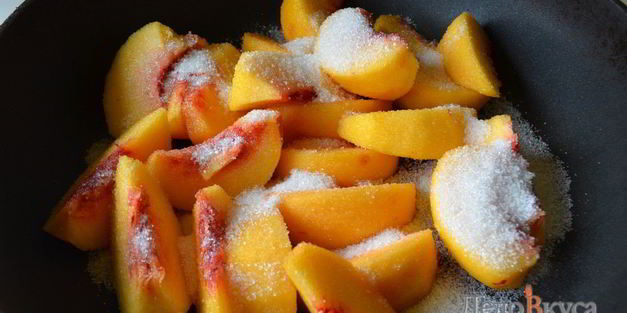 карамелизированные персики для начинки