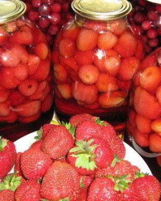 Клубника на зиму без стерилизации