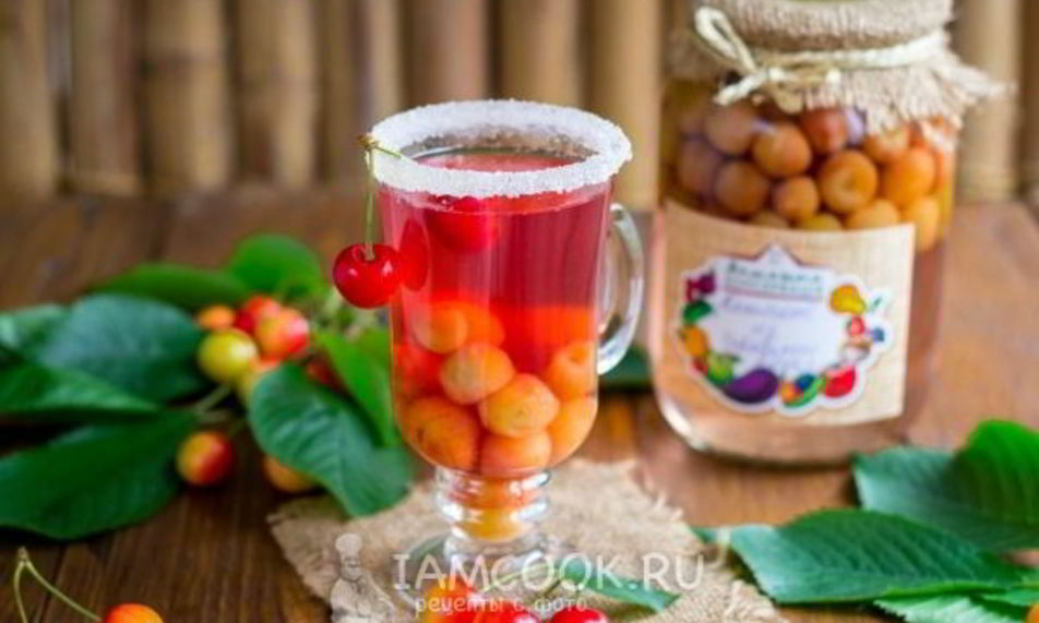 Рецепт компот из черешни
