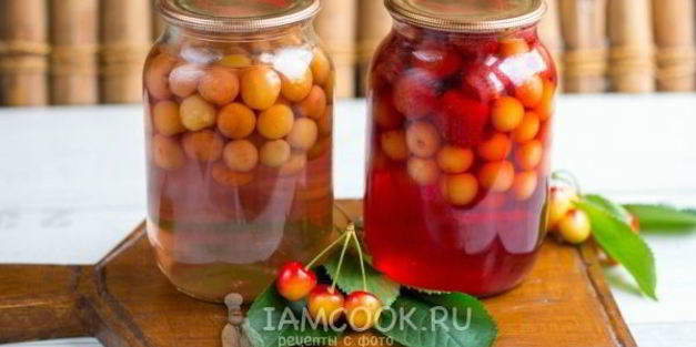 компот из черешни