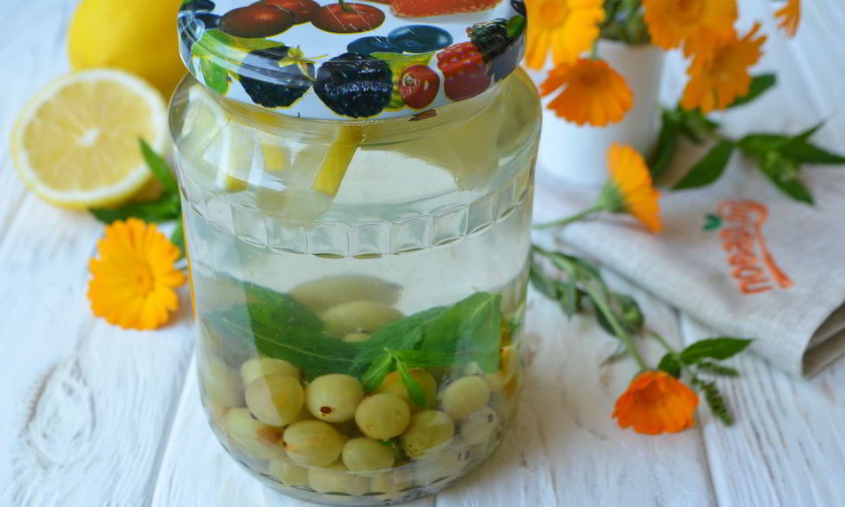 Рецепт компот из крыжовника