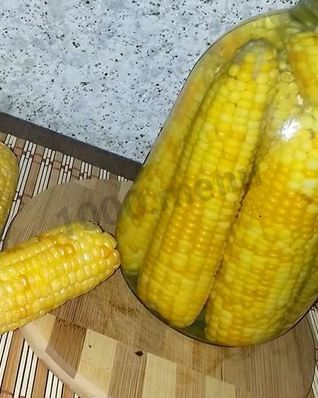 Кукуруза на зиму в початках