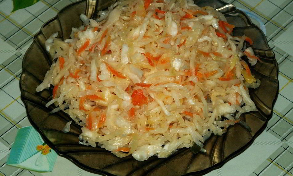 Рецепт квашеная капуста на 3-литровую банку