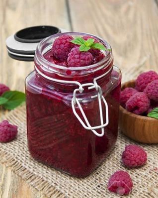 Малина в собственном соку на зиму