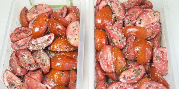 быстрые маринованные помидоры