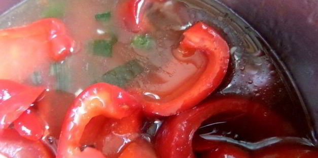 быстрые маринованные томаты и перцы