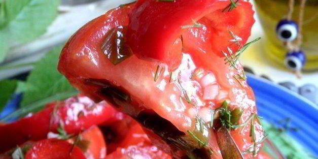 быстрые маринованные томаты и перцы