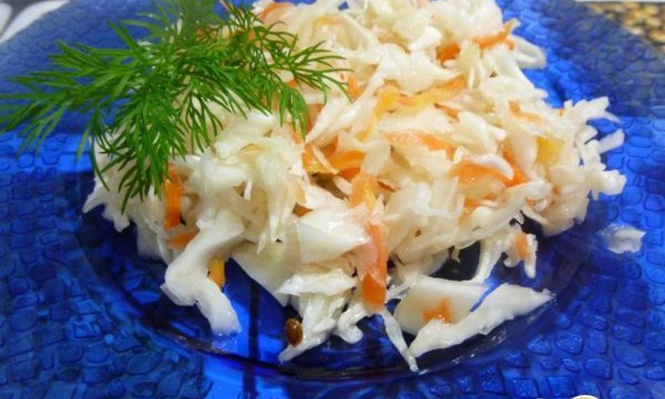 Рецепт капуста быстрая, маринованная за 1 день