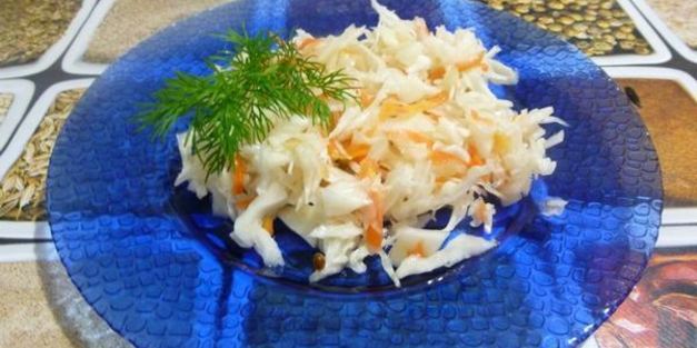 капуста быстрая, маринованная за 1 день