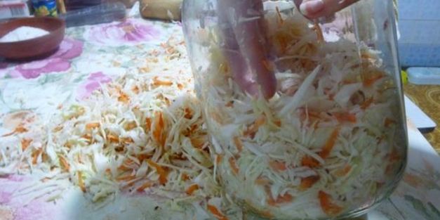 капуста быстрая, маринованная за 1 день